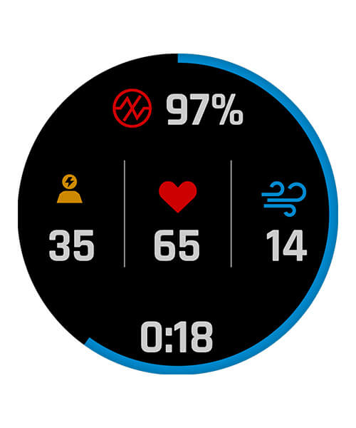 超长续航户外运动手表 - 爱游戏app下载 2 安夺二代手表界面图